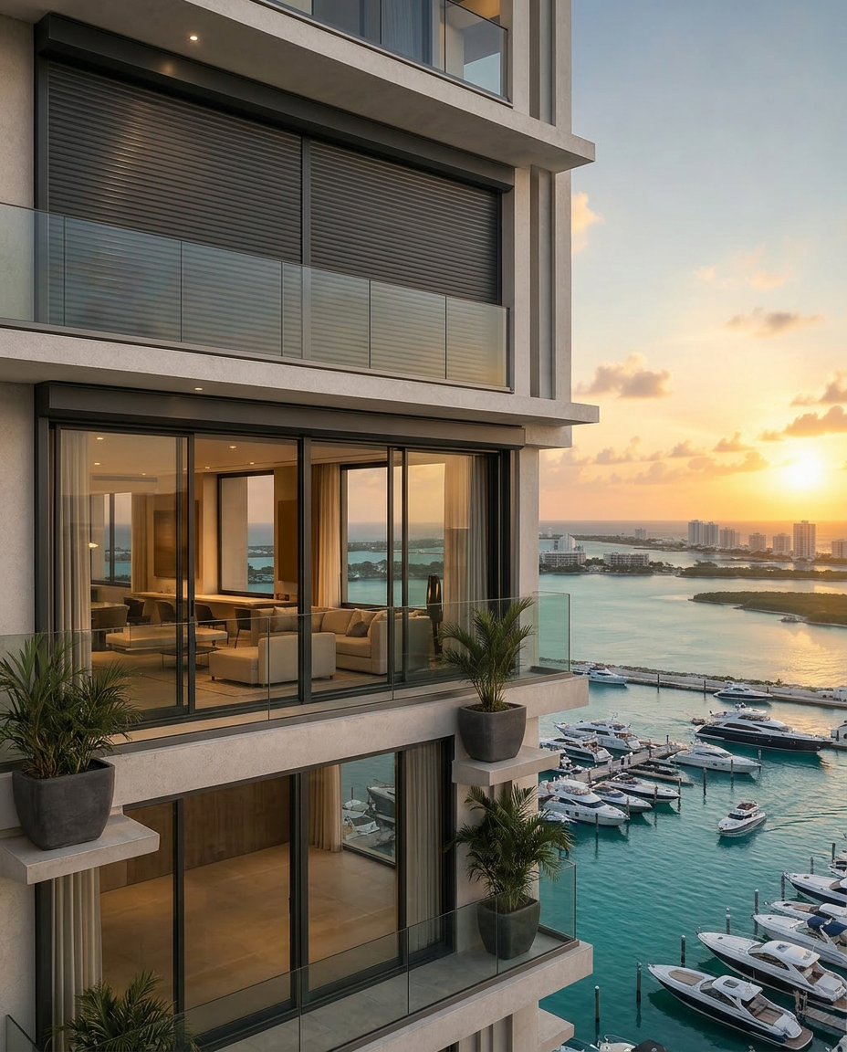 Torre residencial · Puerto Cancún